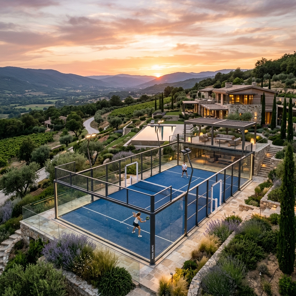 Bespoke Racket Sport Courts for Villas & Estates
